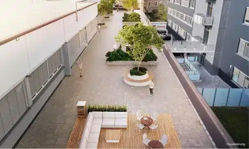 Dachterrasse Rendering