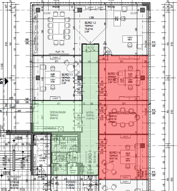 Bürofläche Technopark TP5 8. OG ca. 65 m² – Bild 7