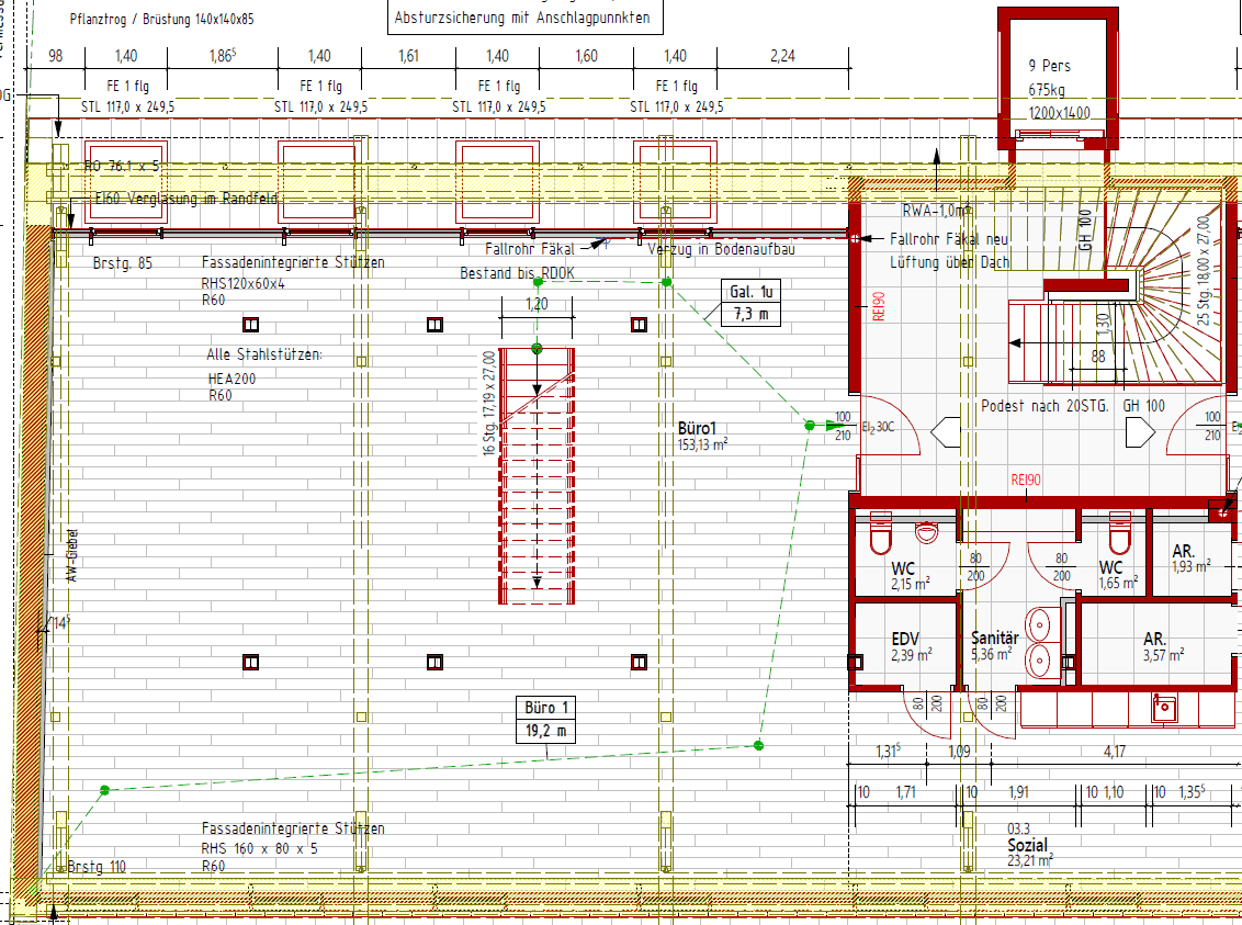 Repräsentatives Penthouse-Büro in der Grazer-Stadtmitte – Bild 6