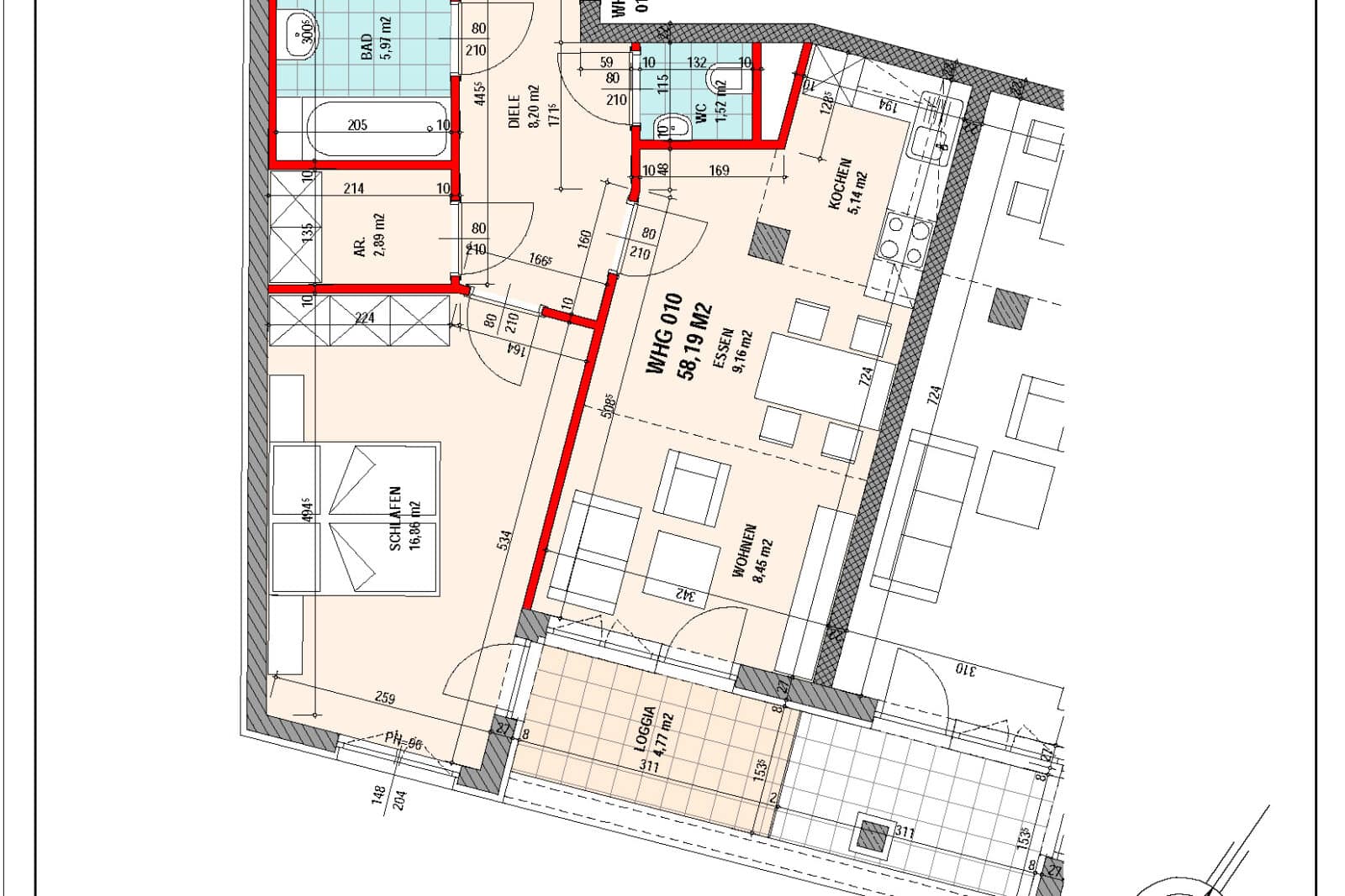 2-Zimmer Wohnung in Leonhard – Bild 8